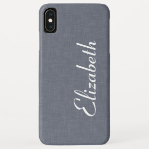 Case-Mate iPhone Case Lin gris bleu moderne