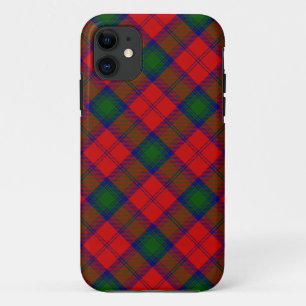 Etui iPhone Case-Mate Lindsay tartan rouge vert plaid