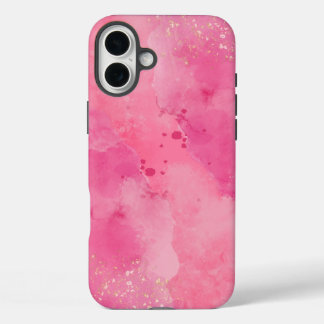 Coques iPhone 16 Plus Linktree Aquarelle Rose |