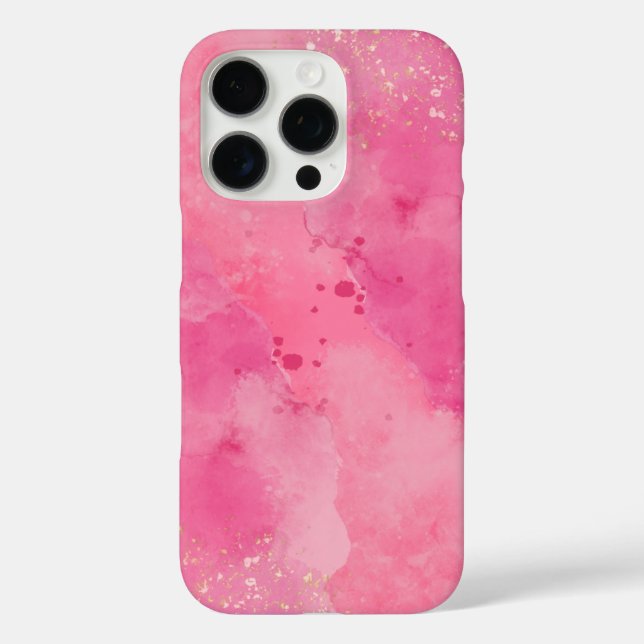 Coques Case-Mate iPhone Linktree Aquarelle Rose | (Verso)