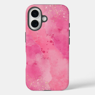 Coques iPhone 16 Linktree Aquarelle Rose |