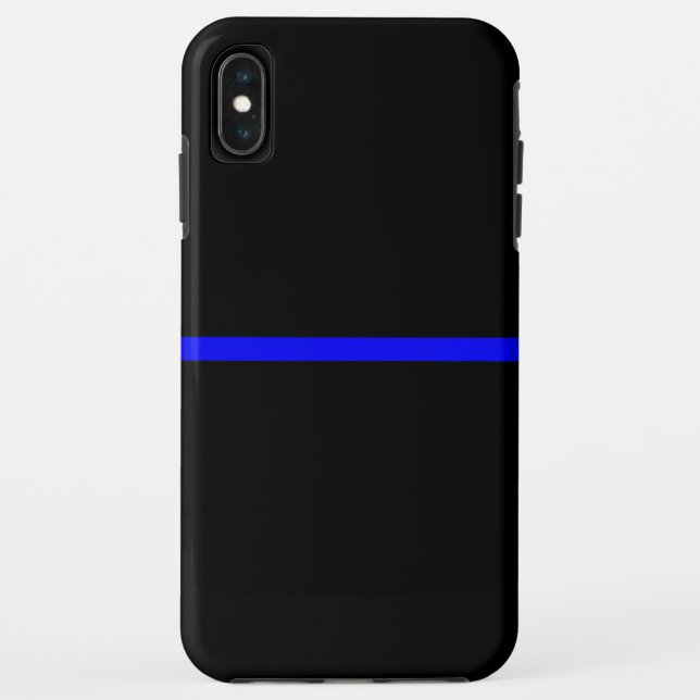 Coques Case-Mate iPhone L'instruction Symbolic Thin Blue Line (Dos)