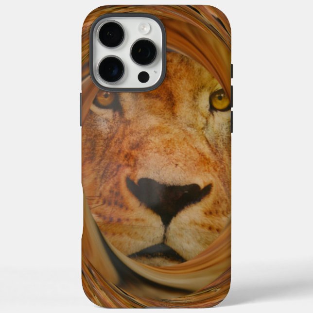 Coques Case-Mate iPhone Lion Abstrait Safari Art (Verso)
