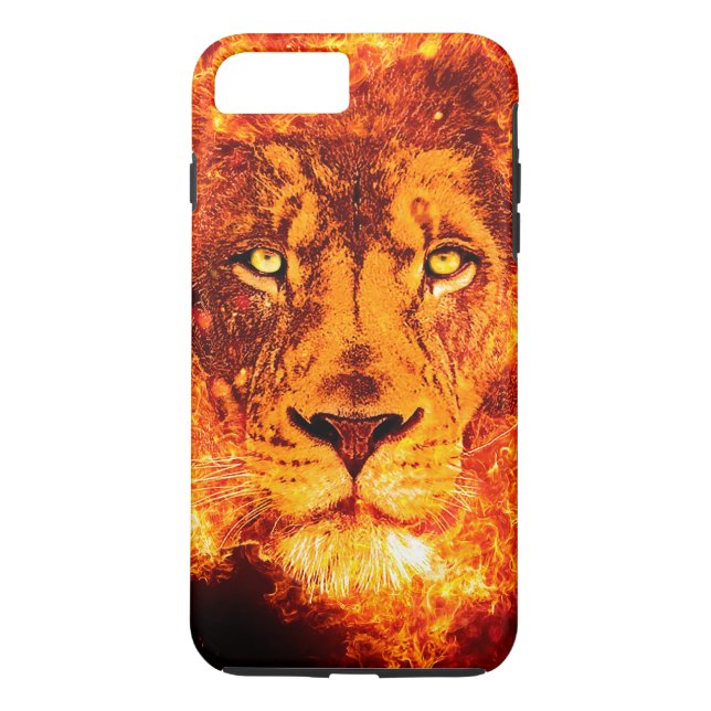 Coques Case-Mate iPhone Lion de Juda Rouge Orange (Dos)