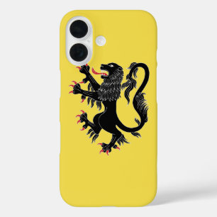 Coques iPhone 16 Lion Rampant Sable