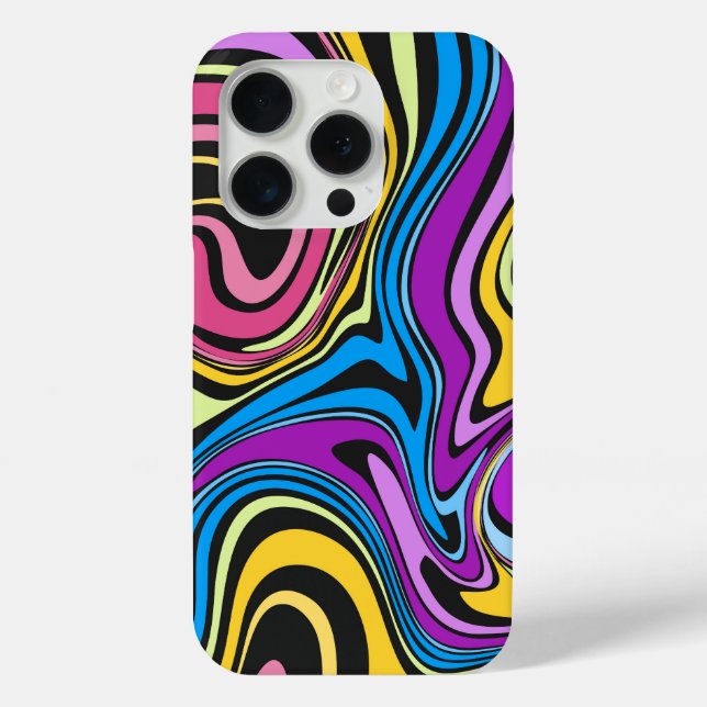 Coques Case-Mate iPhone Liquid Paint Marbling Effect iPhone Case (Verso)