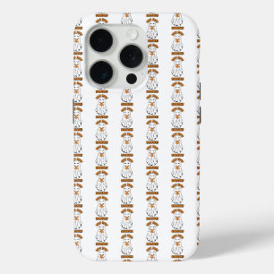 Coque iPhone 15 Pro Lire plus Livres Halloween Ghost Orange