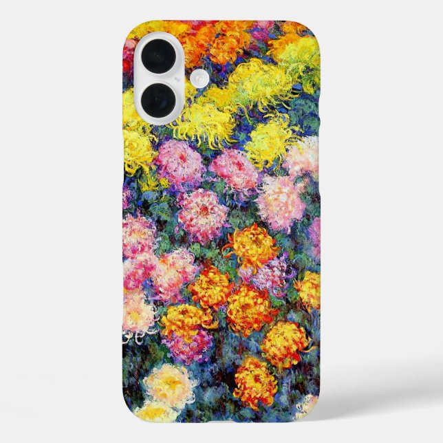 Coques Case-Mate iPhone Lit de Chrysanthemums par Monet (Verso)