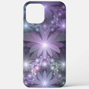 Case-Mate iPhone Case Lit de fleurs Art Fractal Abstrait tendance brilla