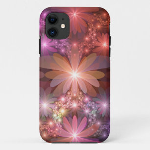 Case-Mate iPhone Case Lit De Fleurs Coloré brillant Abstrait Fractage Ar