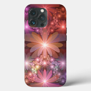 Case-Mate iPhone Case Lit De Fleurs Coloré brillant Abstrait Fractage Ar