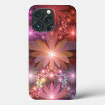 Lit De Fleurs Coloré brillant Abstrait Fractage Ar