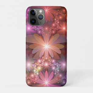 Case-Mate iPhone Case Lit De Fleurs Coloré Brillant Art Fractal Abstrait