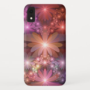Case-Mate iPhone Case Lit De Fleurs Coloré Brillante Art Fractal Abstrai