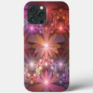 Case-Mate iPhone Case Lit De Fleurs Couleur Abstraite Art Fractal Nom