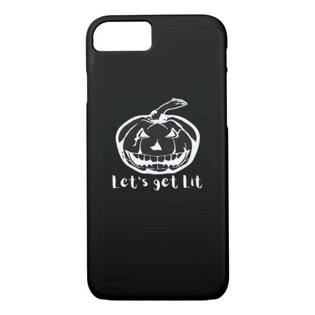 Coques Case-Mate iPhone Lit Drôle Citrouille Halloween pour une hirondelle (Dos)