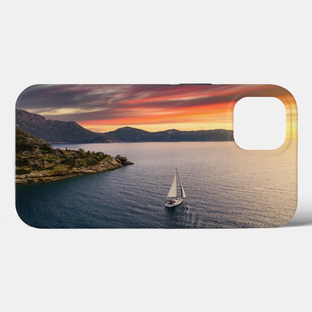 Coques Case-Mate iPhone Littoral | Bodrum, Turquie (Verso (horizontal))