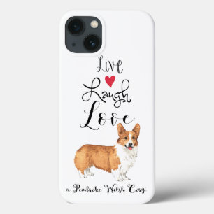 Case-Mate iPhone Case Live Laugh Love a Pembroke Welsh Corgi
