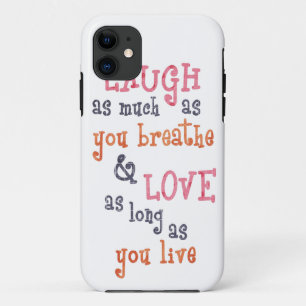 Case-Mate iPhone Case Live rire amour simple citation