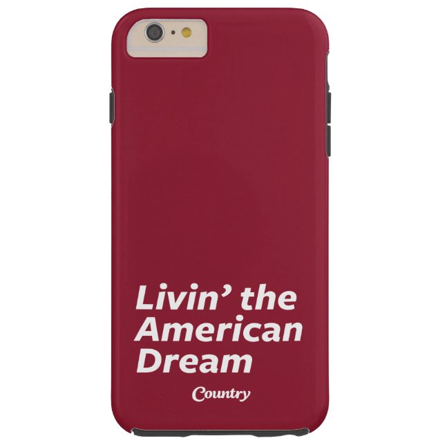 Coques Case-Mate iPhone Livin le rêve américain (Dos)