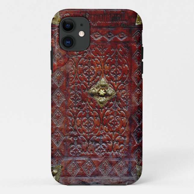 Coques Case-Mate iPhone Livre en cuir antique Bibliophile (Dos)