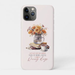 Case-Mate iPhone Case Livres, café et jours pluvieux