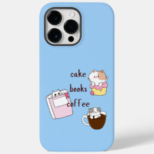 Coque Pour Pour iPhone 14 Pro Max Livres de gâteau Café