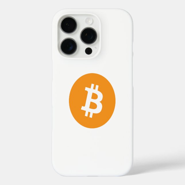 Coques Case-Mate iPhone Logo Bitcoin Cryptomonnaie (Verso)
