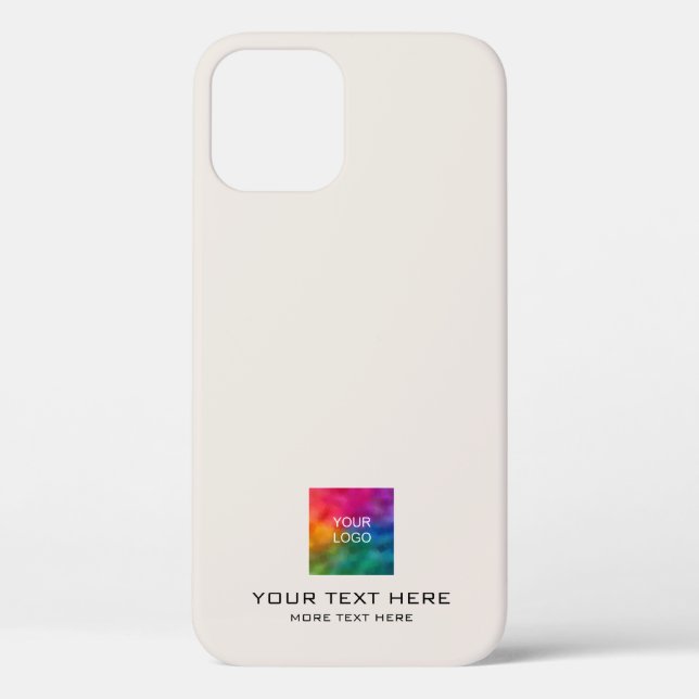 Coques Case-Mate iPhone Logo d'affaires Modèle personnalisable Élégant Bei (Verso)