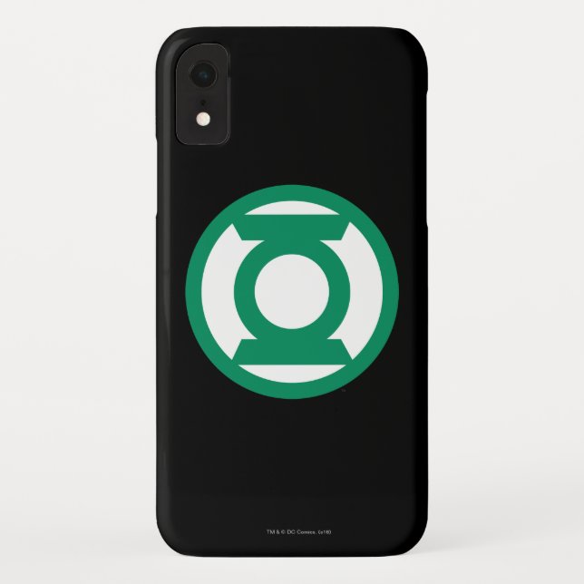 Coques Case-Mate iPhone Logo de la lanterne verte (Dos)