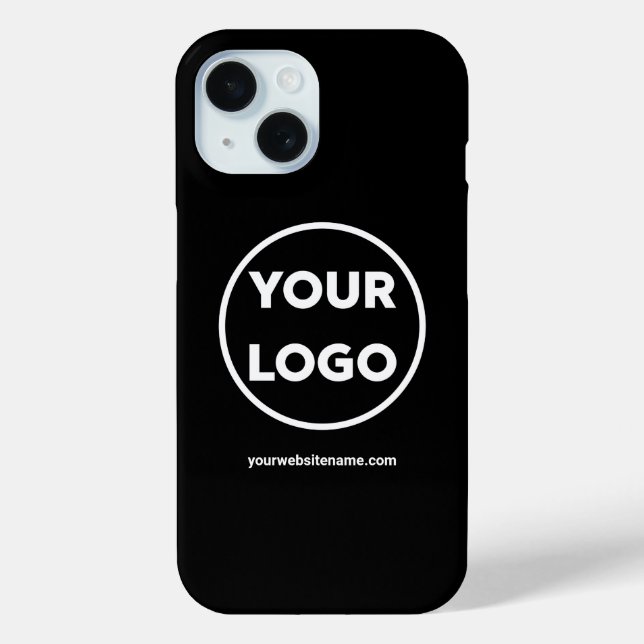 Coques Case-Mate iPhone Logo de l'entreprise personnalisée et site Web d'a (Verso)