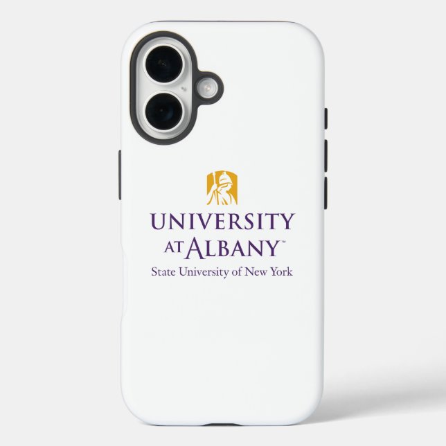 Coques Case-Mate iPhone Logo de l'Université d'Albany (Verso)