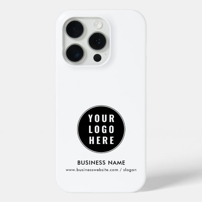 Coques Case-Mate iPhone Logo d'entreprise personnalisé et site Web d'entre (Verso)