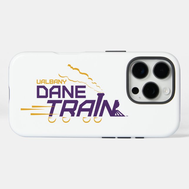 Coques Case-Mate iPhone Logo du train UAlbany Dane (Verso (horizontal))
