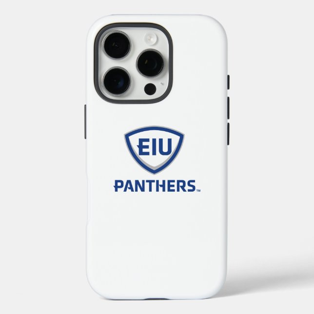 Coques Case-Mate iPhone Logo Eastern Illinois Panthers Shield & Wordmark (Verso)