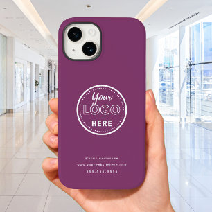 Coque Pour iPhone 15 Logo minimaliste de marque professionnelle Berry P