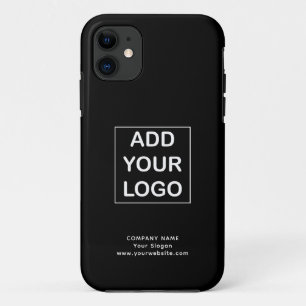 Case-Mate iPhone Case Logo personnalisé Black and White Business Company