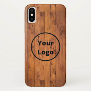 Case-Mate iPhone Case Logo personnalisé bois brun