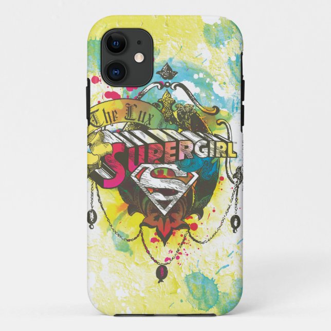 Coques Case-Mate iPhone Logo Supergirl Le Lux (Dos)