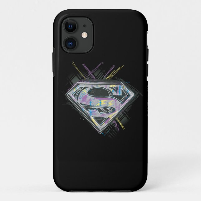 Coques Case-Mate iPhone Logo Supergirl Scribbles (Dos)