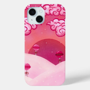 Coque Pour iPhone 15 Lollipops et beaux nuages