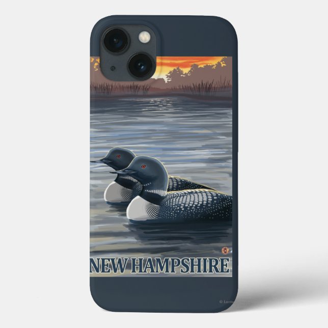 Coques Case-Mate iPhone Loon commun du New Hampshire (Verso)