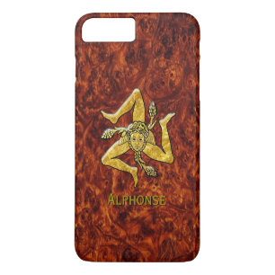 Coque iPhone 7 Plus L'or sicilien de Trinacria personnalisent