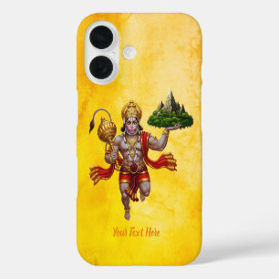 Coques iPhone 16 Lord Hanuman Flying Lifting Mountain