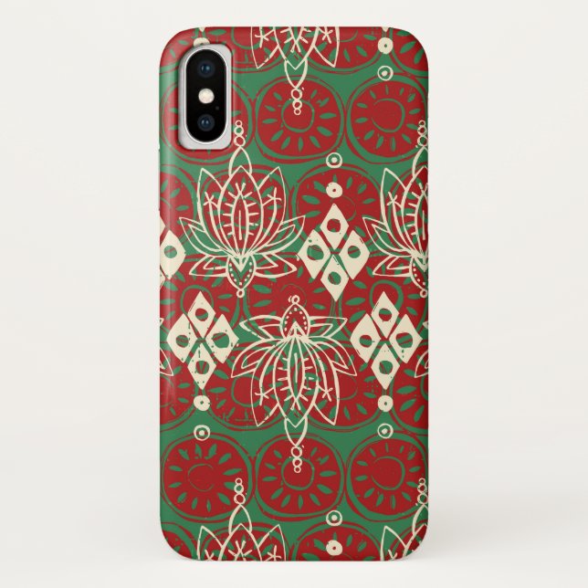 Coques Case-Mate iPhone losange Noël (Dos)
