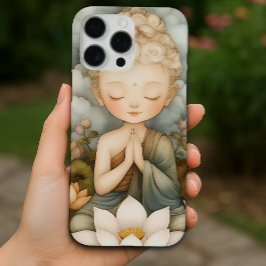 Coques iPhone 16 Pro Max Lotus Bouddha Art | Médiation zen