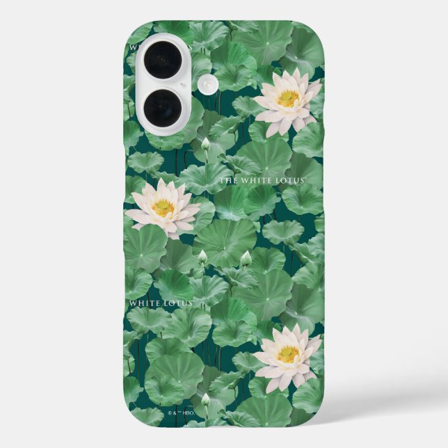 Coques Case-Mate iPhone Lotus Lagoon Motif - Le Lotus Blanc (Verso)