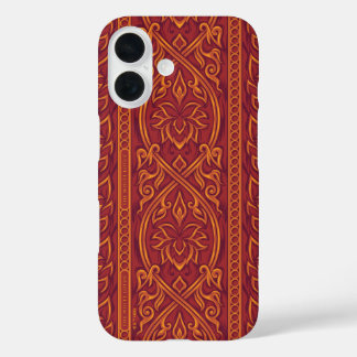 Coques iPhone 16 Lotus Luxe Tapestry Motif - Le Lotus Blanc