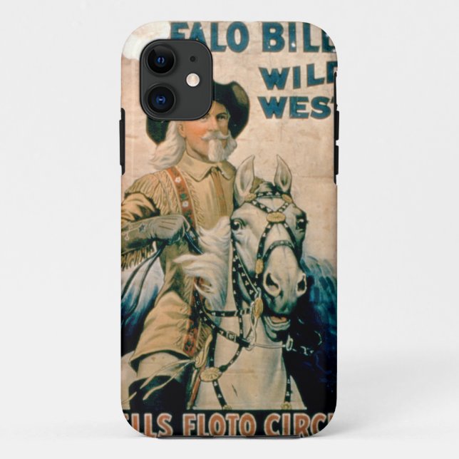 Coques Case-Mate iPhone "L'ouest sauvage de Buffalo Bill", cirque de Floto (Dos)