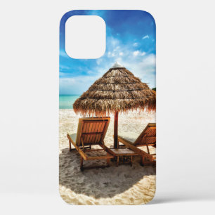 Case-Mate iPhone Case Lounge on beach throw pillow